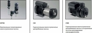 модели центробежные насосы Grundfos