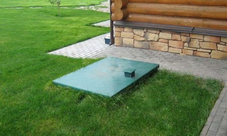 Установленный на участке септик
