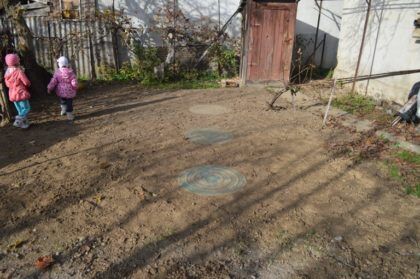 Так будет выглядеть септик после окончания работ