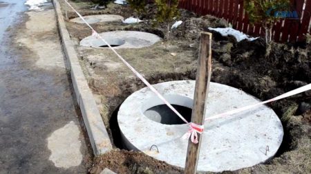 Вариант септика из колец