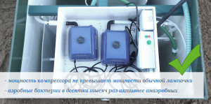 септика с аэробными бактериями