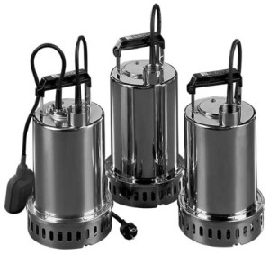 насос для грязной воды поргужного марки Grundfos.