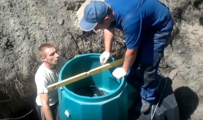 Проверка правильности установки септика