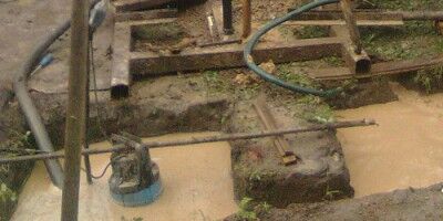 Образец работ полупогружного фекального насоса Образец работ полупогружного фекального насоса