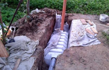 Процесс установки инфильтратора